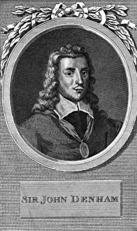 Sir John Denham Print, 1615-1669