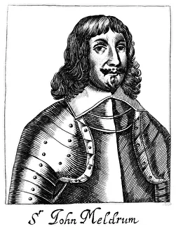 English Civil War History Prints: Sir John Meldrum