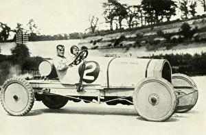 Sir Malcolm Campbell in first Blue Bird, a Darracq Sir Malcolm Campbell in first Blue Bird, a Darracq