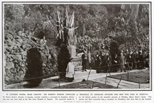 Sir Robert Borden unveils Canadian Memorial - Cliveden Sir Robert Borden unveils Canadian Memorial - Cliveden