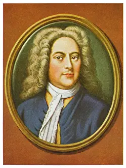 Prints of SIR ROBERT WALPOLE 1st Earl of Orford English statesman - Whig MP in the House of Commons Robert Walpole Prints: Miniature Print of Sir Robert Walpole, 1st Earl of Orford
