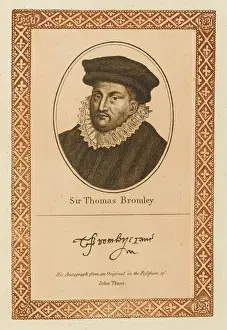 Tudor Era Politician Prints: Sir Thomas Bromley