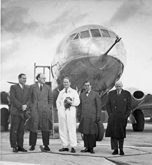 Sir Yeo Cribbett, Lord Packenham, Grp Cpt John Cunningham Sir Yeo Cribbett, Lord Packenham, Grp Cpt John Cunningham