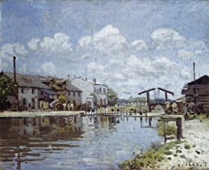 SISLEY, Alfred (1839-1899). The Canal Saint-Martin SISLEY, Alfred (1839-1899). The Canal Saint-Martin
