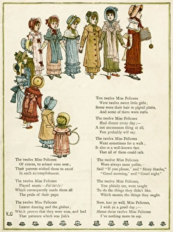 Twelve sisters standing hand in hand Twelve sisters standing hand in hand