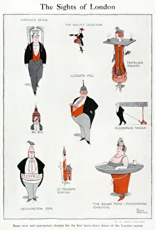 The Sites of London, by William Heath Robinson