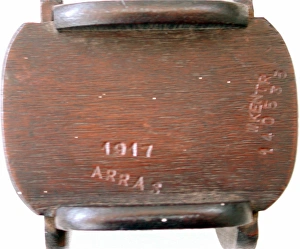 Six-sided offertory or collecting box, WW1 Six-sided offertory or collecting box, WW1