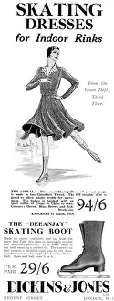 Skating dress at Dickins and Jones advertisement Skating dress at Dickins and Jones advertisement