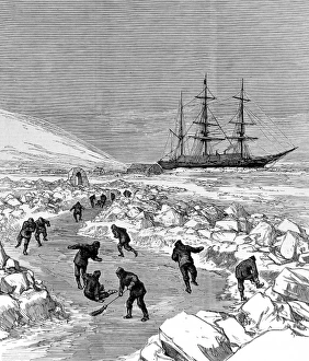 The Skating Rink at the Winter Quarters of HMS Discovery The Skating Rink at the Winter Quarters of HMS Discovery