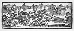 Ancient History Images Prints: Skeleton and Skull
