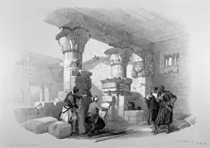 Egyptian Antiquities Art Prints: Sketching in Egypt