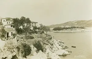 Skiathos Island Coastal Scene Print