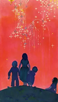 Fireworks Display Prints: Sky rockets