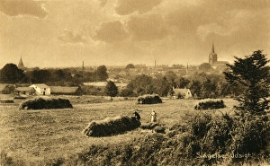 Slagelse Denmark - Rural Scene of Harvesting Slagelse Denmark - Rural Scene of Harvesting