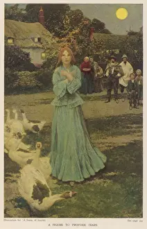 Sleepwalker at Full Moon Print