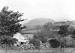 Early 1900s Irish Landscapes Prints: Slemish from Above Broughshane