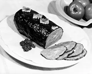 Historical Food Images Prints: Slices of Pate