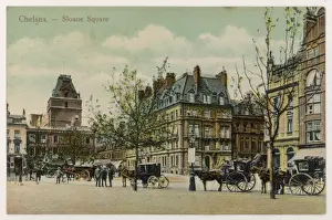 London Street Scene 1905 Prints: Sloane Square / 1905