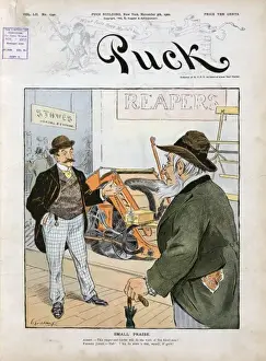 Vintage Cartoon Illustration Prints: Small praise