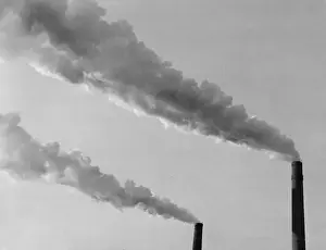 Environmental Impact Of Industry Prints: Smoking Chimneys