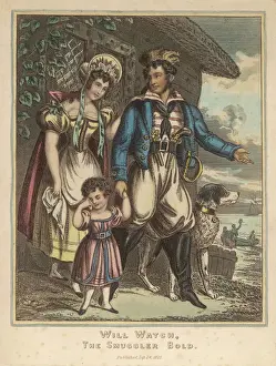 Historical Figures In Britain Prints: SMUGGLER