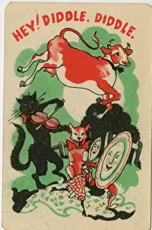 Early 20th Century Games Prints: Snap card - Hey! Diddle, Diddle