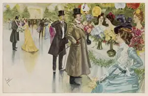 German Christmas Market Prints: Social / German Bazaar
