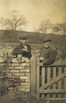 English Farming Folk Print