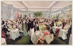 Social / Savoy Playgoers Supper at the Savoy Hotel Print