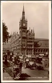 St Pancras Station Prints: Social / St Pancras C1910