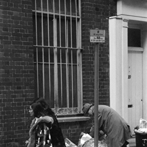 Soho, London - scene in Newburgh Street W1 Soho, London - scene in Newburgh Street W1