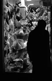 Soho, London - window display of lingerie Soho, London - window display of lingerie