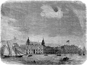 Solar Eclipse over Greenwich, London, 1858 Solar Eclipse over Greenwich, London, 1858
