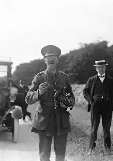 Early 20th Century Print: Soldier with Camera, UK circa 1912