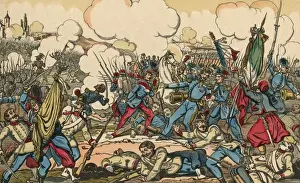 Napoleonic Wars Italy Prints: Solferino {Epinal)