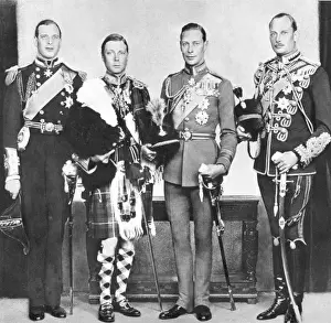 Historical Royal Family Photos Prints: Sons of George V