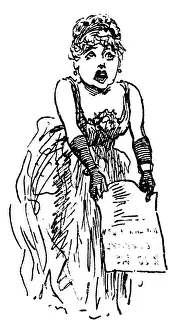 19th Century Music Prints: Soprano Warbles 1893