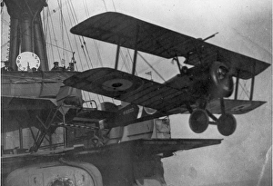 A Sopwith Pup of the RNAS taking-off A Sopwith Pup of the RNAS taking-off