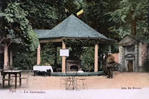 Source of the Sauveniere spring at Spa, Belgium Source of the Sauveniere spring at Spa, Belgium