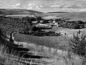 The South Downs Print, Westdean, England 1940s