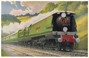 Vintage Train Images Prints: Southern Railway Express