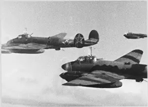 Soviet PE-2 Bombers Print
