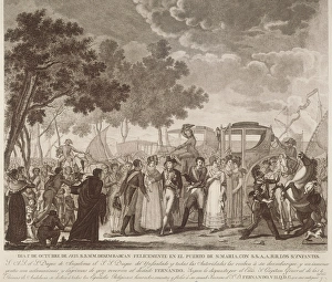 Spain (1823). Ferdinand VII arrives in Puerto de Spain (1823). Ferdinand VII arrives in Puerto de