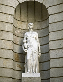 Spain. Barcelona. Statue of the Llotja representing Asia by Spain. Barcelona. Statue of the Llotja representing Asia by