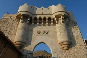 Images Dated 20th June 2005: Spain. Castile-La Mancha. Hita. St. Marys Gate. 15th centur