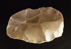 Spain. Lower Paleolithic. Cleaver flint Spain. Lower Paleolithic. Cleaver flint