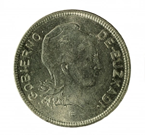 Spain. Second Republic. Money issued by the government Spain. Second Republic. Money issued by the government