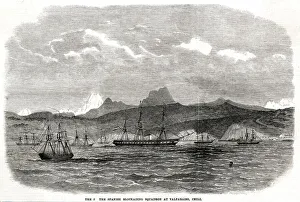 Spanish Blockade at Valparaiso Spanish Blockade at Valparaiso