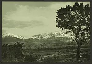 Historical Coloured Photographs Prints: Spanish Peaks