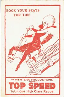 Vintage Theatrical Posters Prints: Top Speed